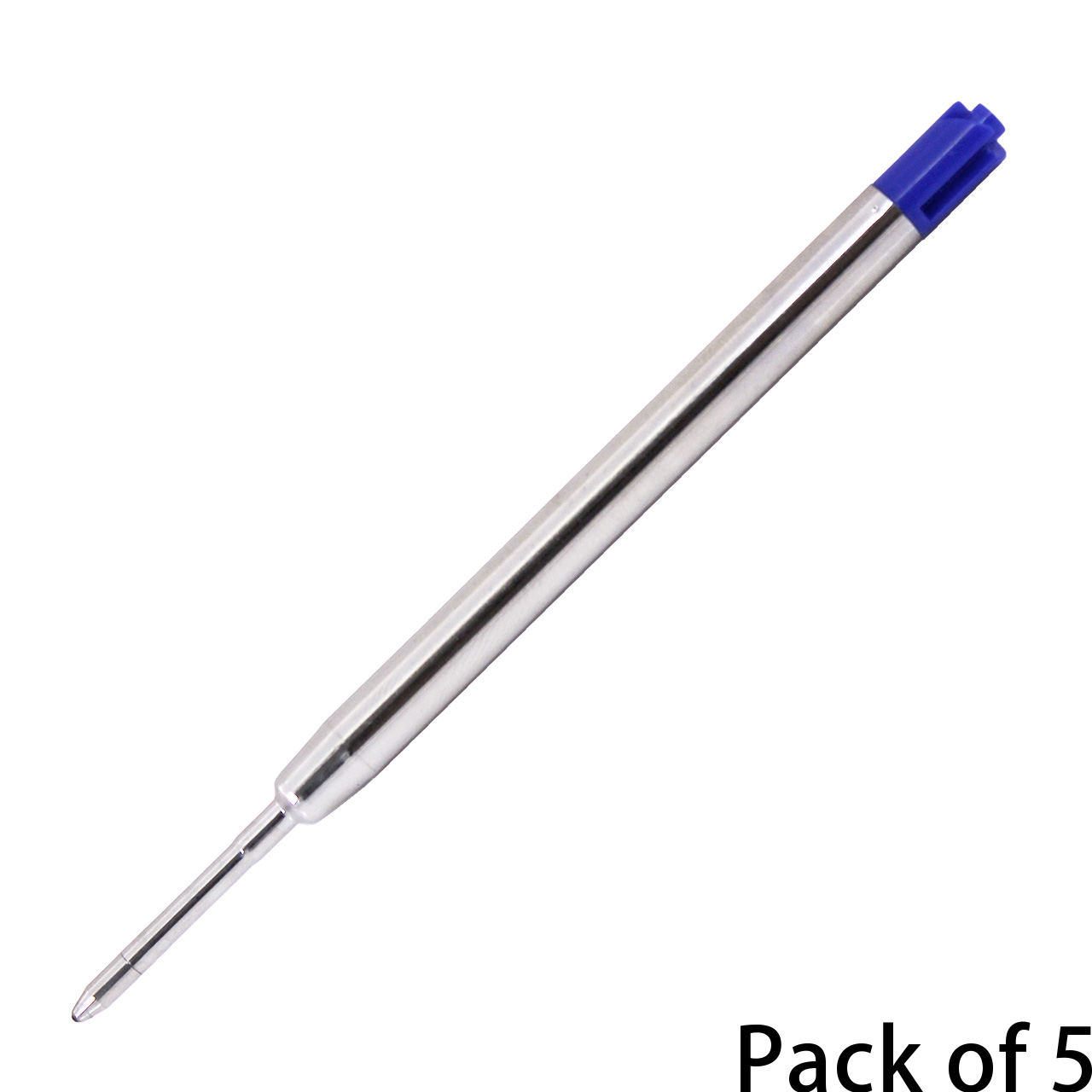 Parker Style Ballpoint Pen Refill - BLUE - 5pk
